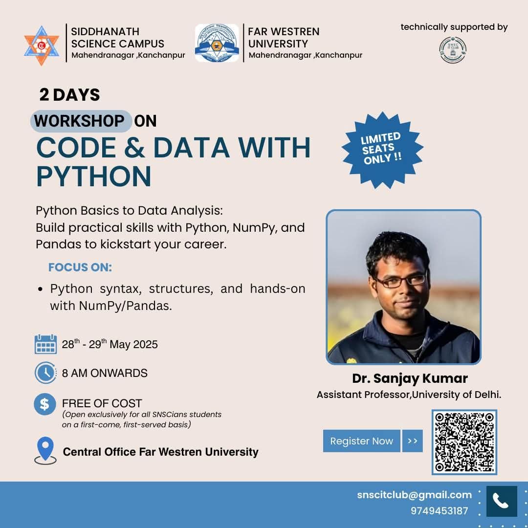 Workshop at FWU, Nepal